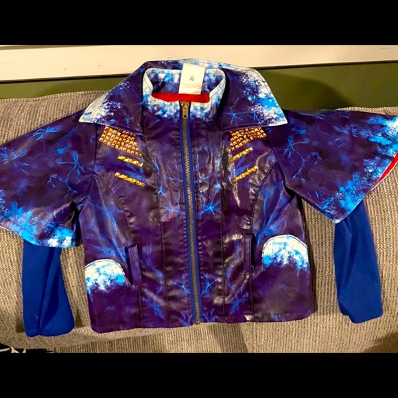 Purple Disney Descendants Mal Jacket Descendants Mal Costume Faux